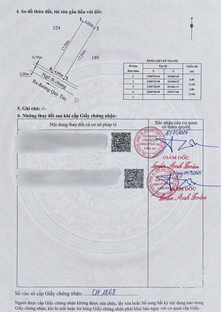 Lô đất mặt ngõ Quy Tức - Phù Liễn 70m² giá 2.45 tỷ - Hướng Tây Nam, ô tô vào tận nơi!