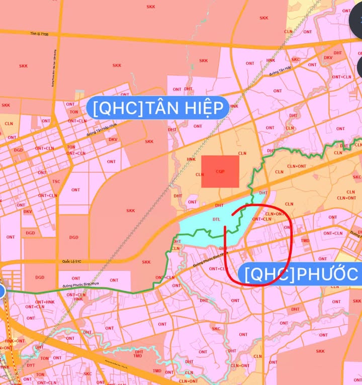 Đất nền Phước Bình, Long Thành 603m² chỉ 6.027 tỷ - Đầu tư sinh lời ngay!