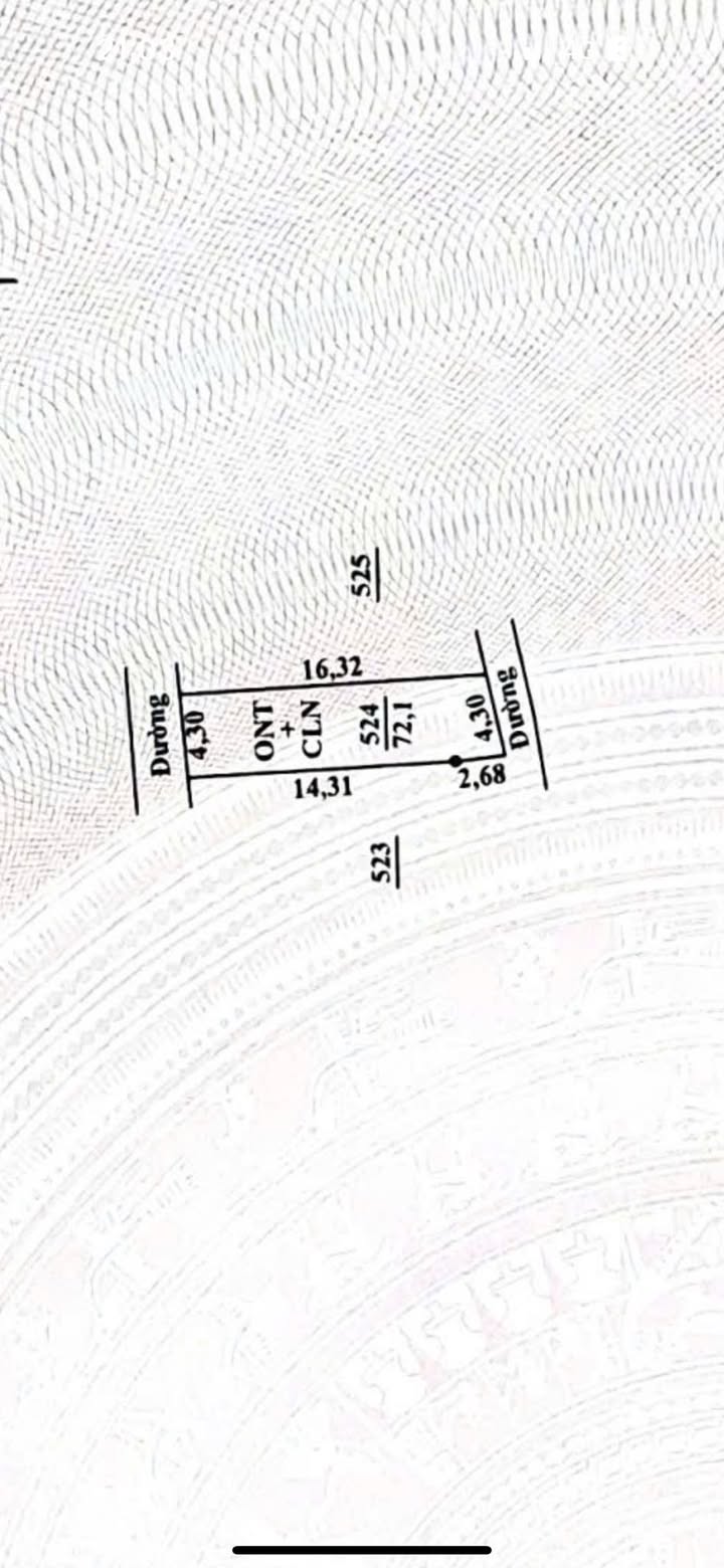 Đất thổ cư 2 mặt tiền Hồng Khê, Bình Giang 72m² - Giá chỉ 500 triệu!