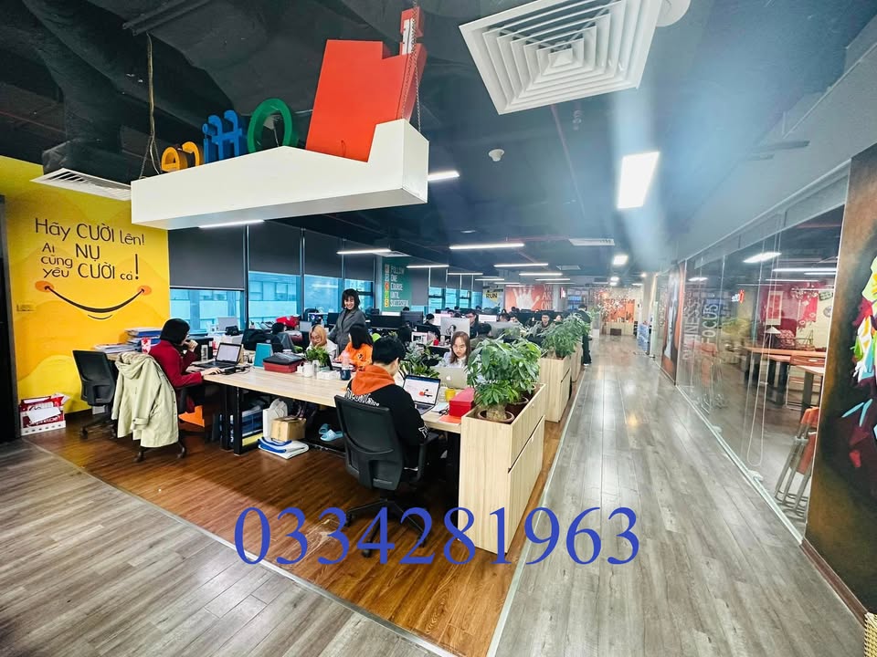 Sàn văn phòng Phạm Hùng, Cầu Giấy 130m² giá 45 triệu - Full nội thất hiện đại!