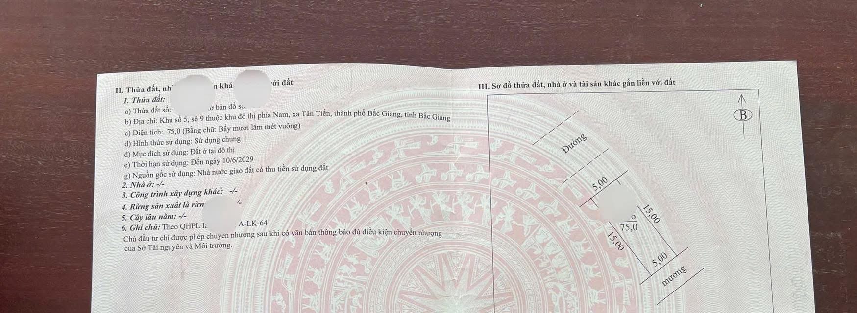 Đất nền phân lô ALK64, phường Tân Tiến, Bắc Giang 75m² giá 7 tỷ - Vị trí đắc địa gần trung tâm