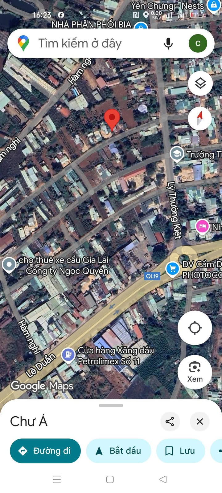 Đất hẻm Hàm Nghi An Khê 192.5m² giá 700 triệu - Sổ đỏ chính chủ, tiện ích đầy đủ!