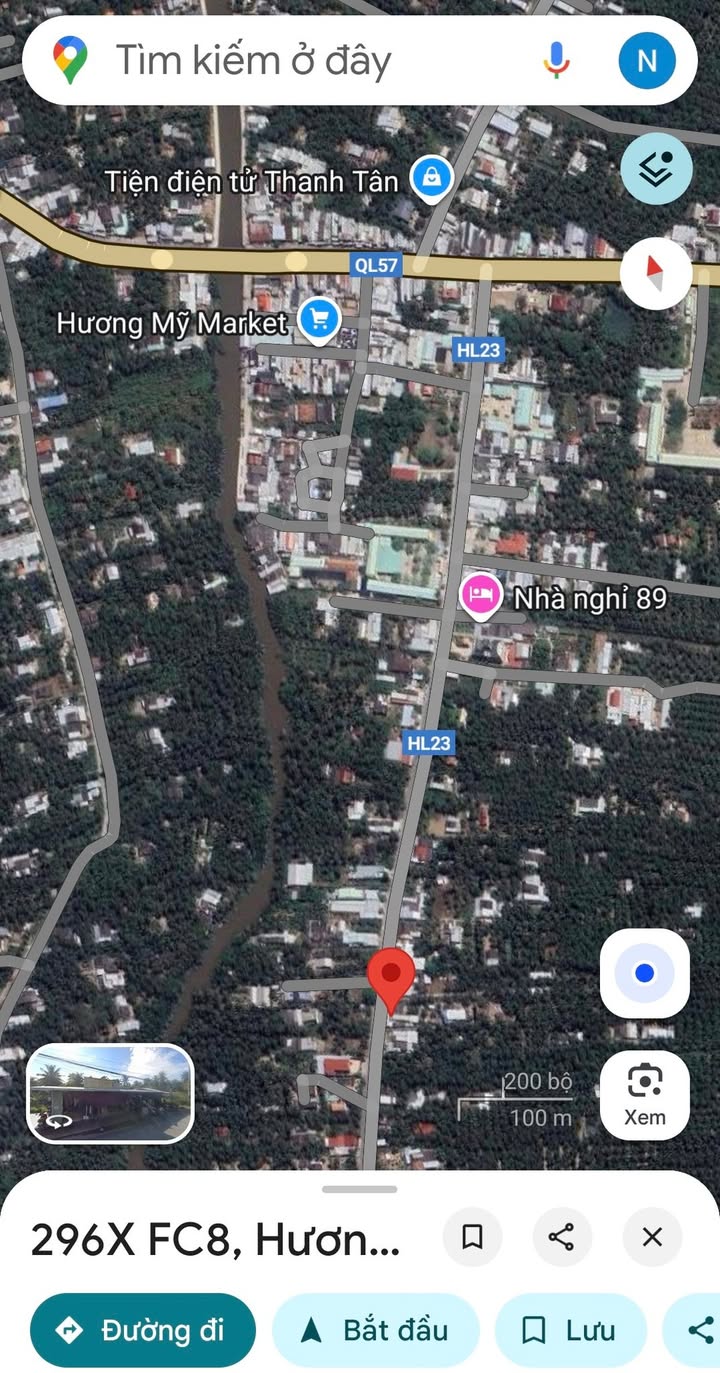 Đất thổ cư Mặt tiền Hương Lộ 23, Bến Tre 115m² giá 800 triệu - Cơ hội đầu tư tuyệt vời!