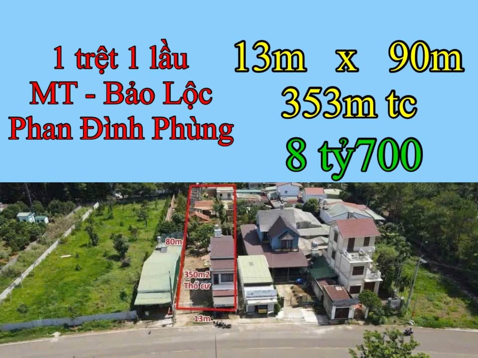 Nhà 2 Mặt Tiền Phan Đình Phùng - 1075m² giá 8.7 tỷ - Đầu tư sinh lời cao!