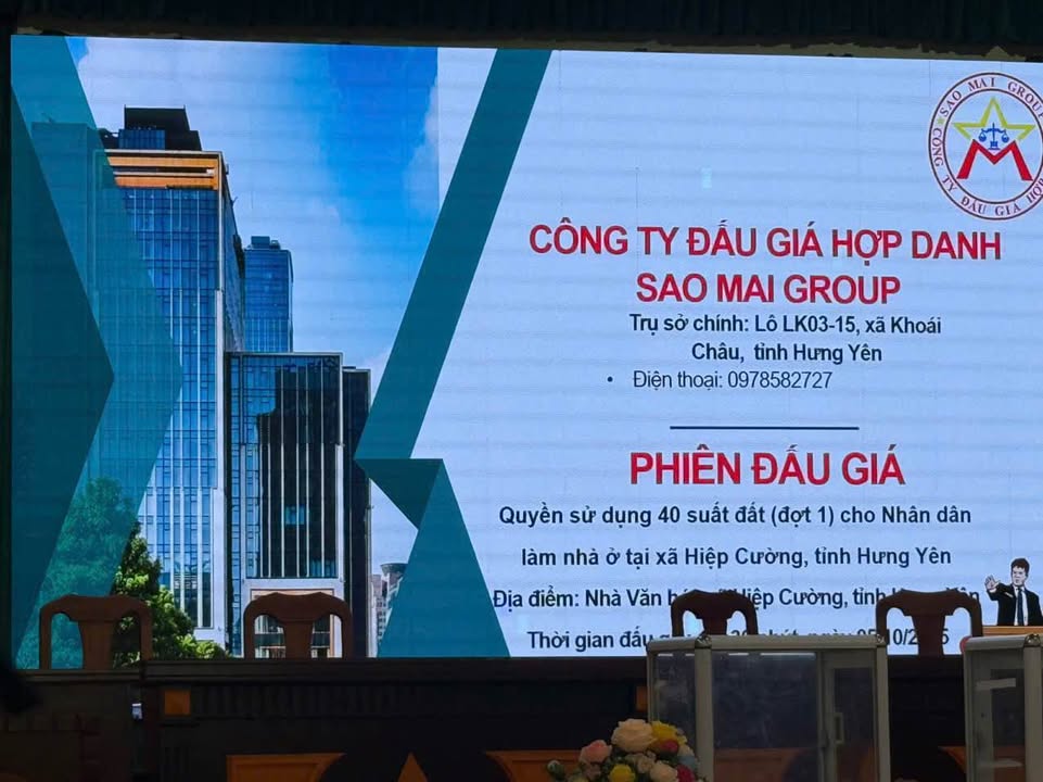 Đất nền KDC xã Hiệp Cường, Hưng Yên 100m² giá 2.45 tỷ - Cơ hội đầu tư hấp dẫn!