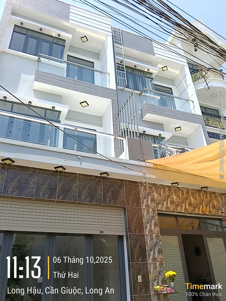 Nhà 2 lầu mới xây tại Long Hậu, Nhà Bè 49.2m² giá 2.55 tỷ - Ô tô vào tận nhà!