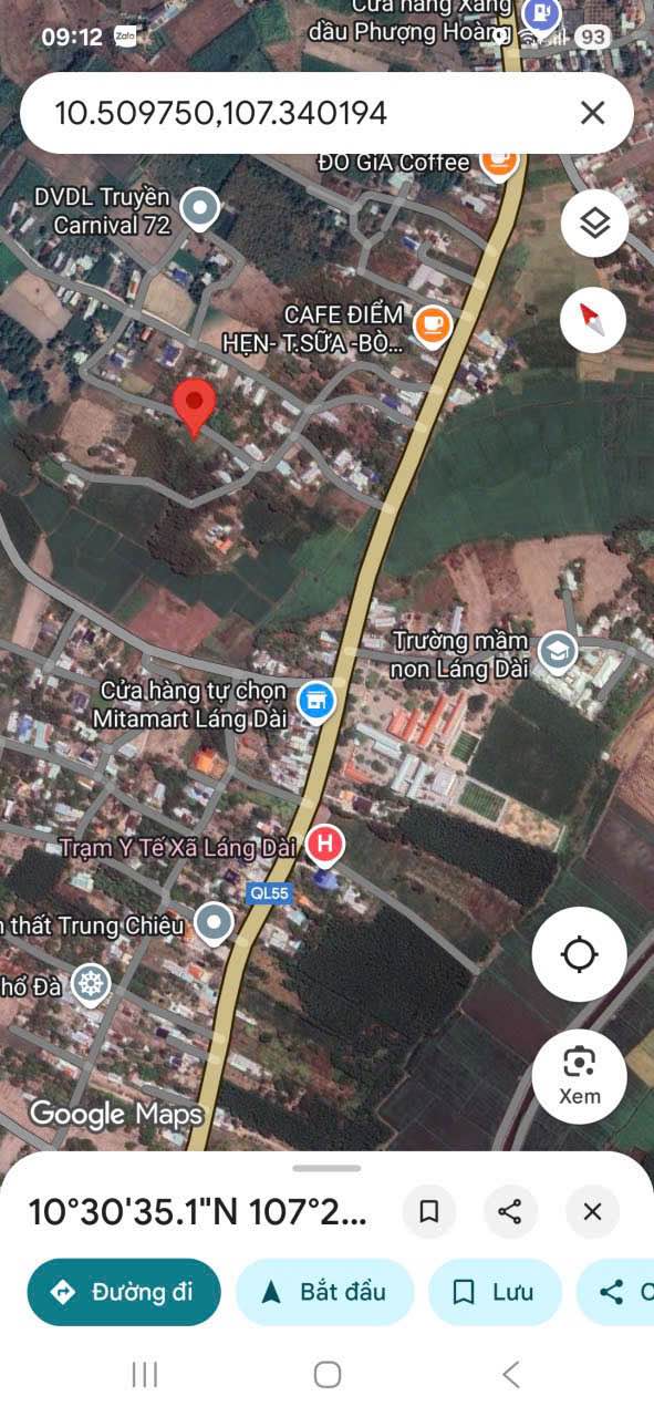 Đất nền Láng Dài Đất Đỏ 210m² giá 600 triệu - Sổ hồng chính chủ!