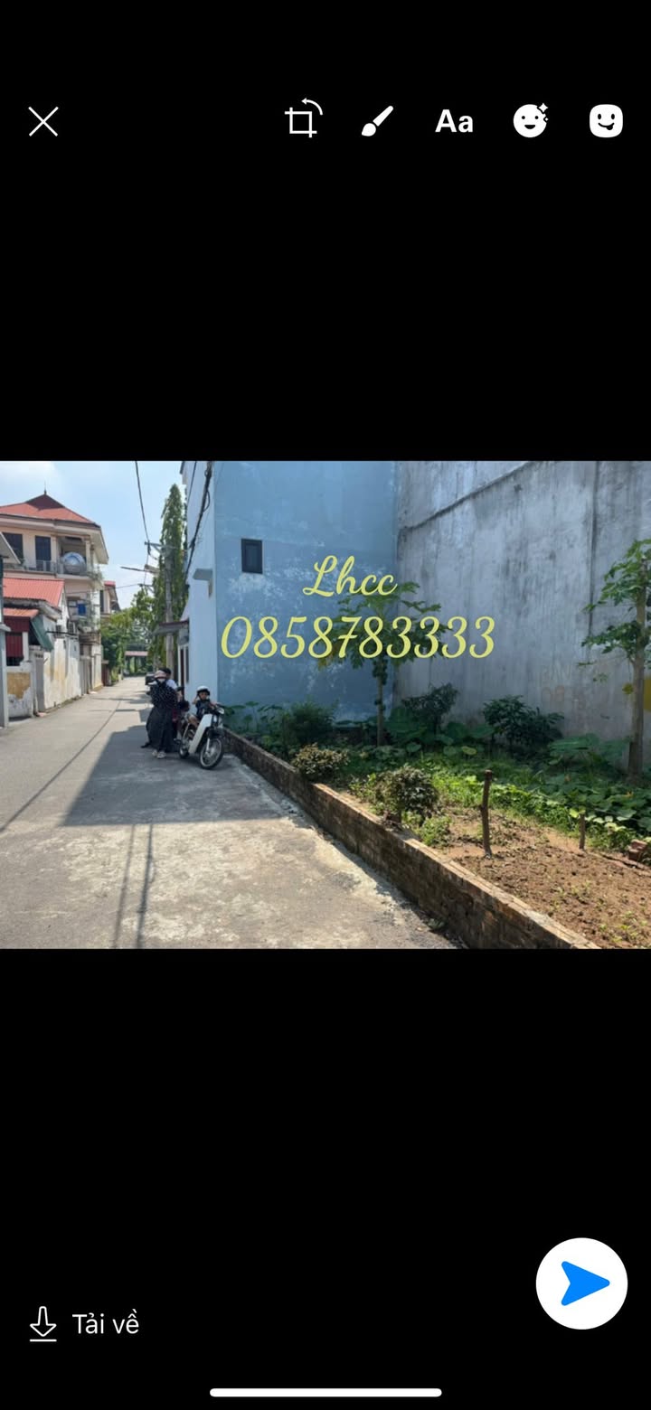 Đất phân lô góc 50m² tại thị trấn Phùng giá chỉ 5 tỷ - Cơ hội đầu tư tuyệt vời!