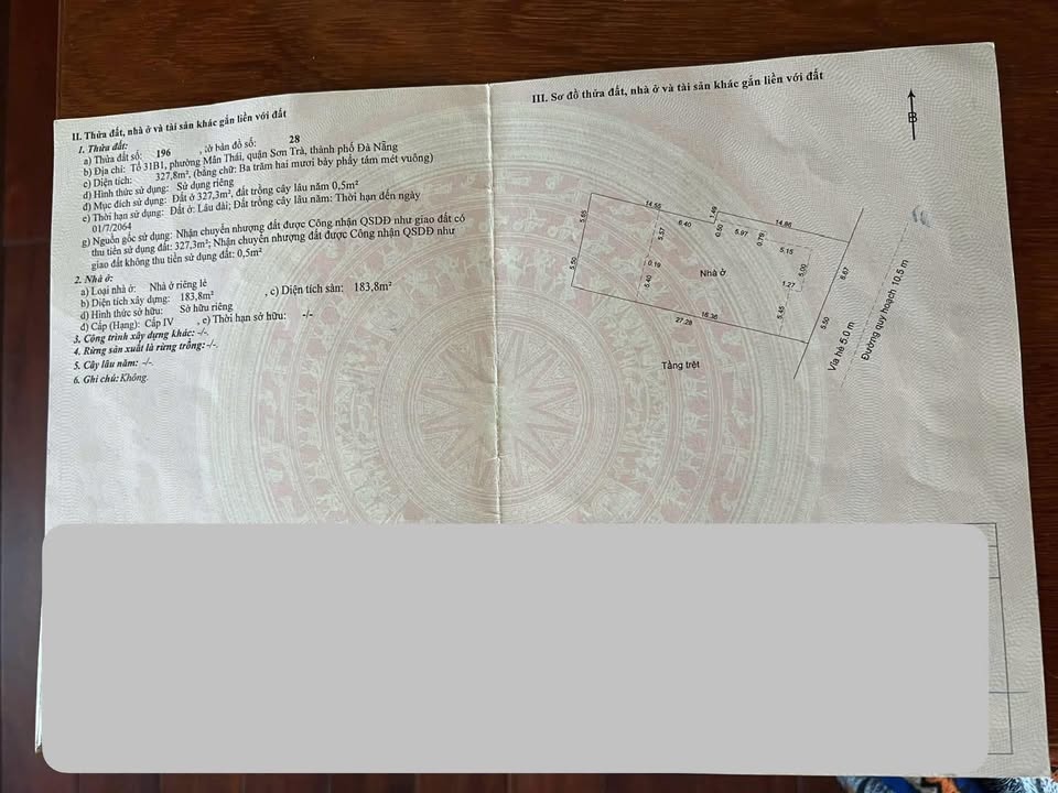 Đất nền Trần Duy Chiến 328m² giá 42.664 tỷ - Khu kinh doanh sầm uất gần biển!