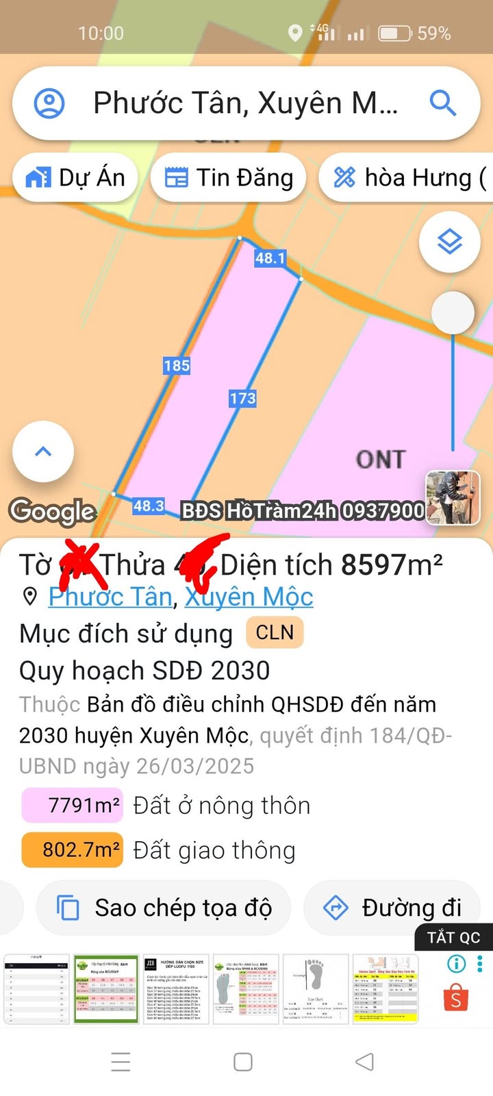 Lô đất Hồ Tràm 8000m² giá 16 tỷ - Đầu tư sinh lời lý tưởng!