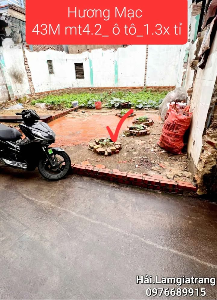 Đất nền Hương Mạc, Từ Sơn 43m² giá 1.3 tỷ - Vị trí đắc địa gần Hà Nội!