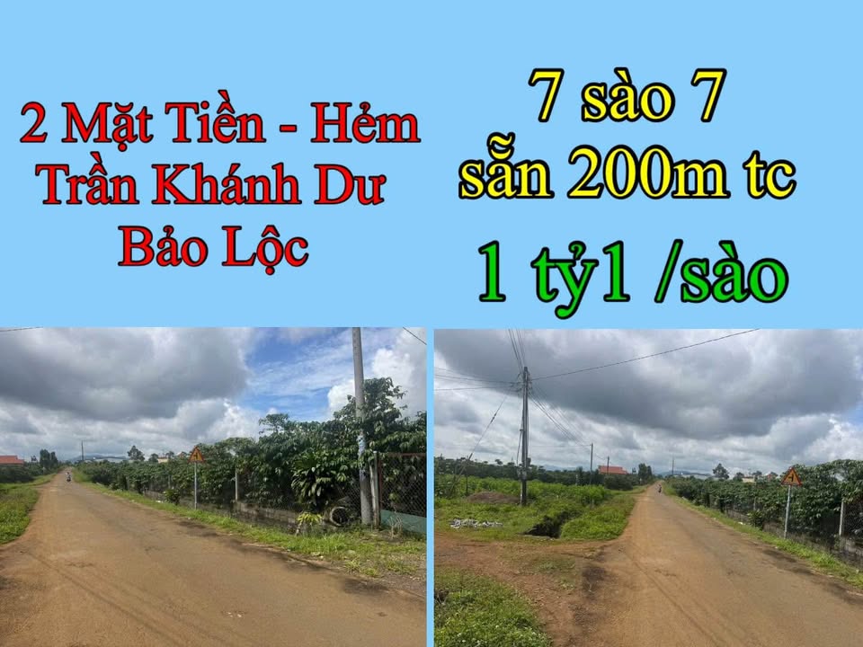 Đất Farm Trần Khánh Dư Bảo Lộc 7713m² giá 1.1 tỷ - Đầu tư sinh lời ngay!
