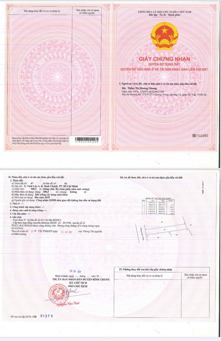 Đất mặt tiền đường Quách Điêu, Bình Chánh, 300m², giá 15 tỷ - Cơ hội đầu tư tuyệt vời!