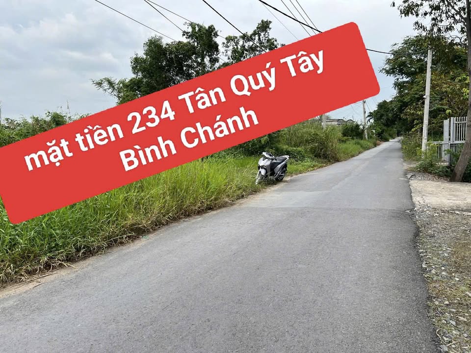 Đất mặt tiền Tân Quý Tây, Bình Chánh 2049m² giá 6 triệu/m² - Cơ hội đầu tư tuyệt vời!
