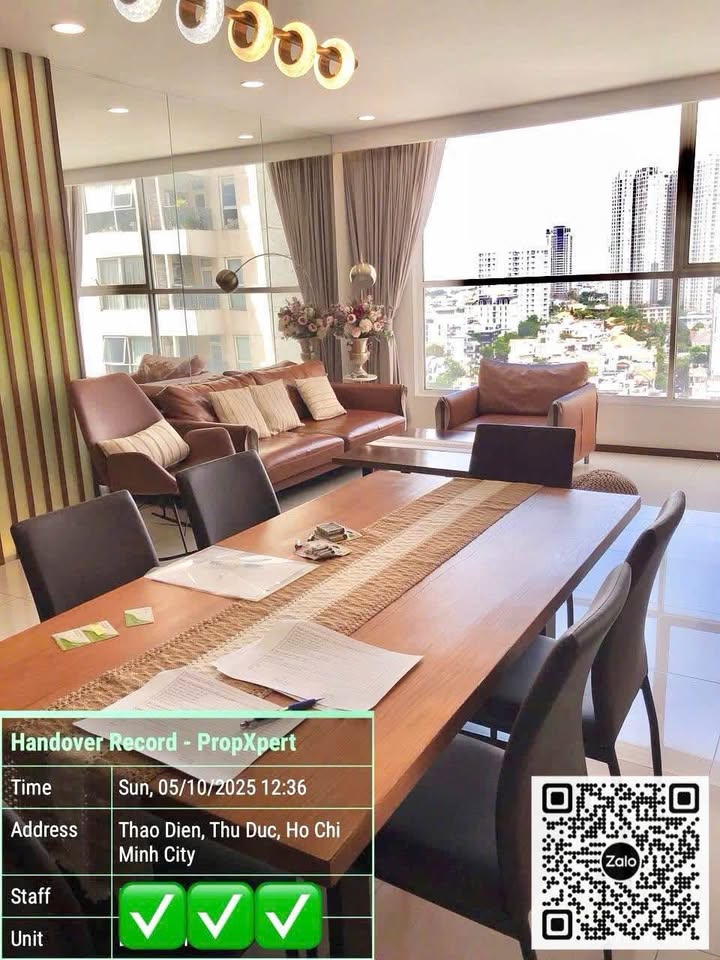 Căn hộ 3 phòng ngủ Thảo Điền Pearl - Thỏa thuận giá - Handover hoàn tất!