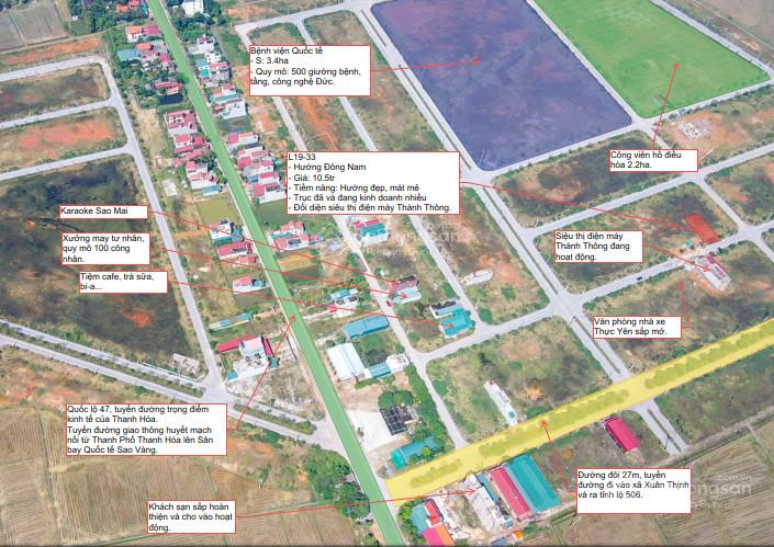 Bán đất nền 125m² tại đường 47, Thọ Phú, Triệu Sơn, Thanh Hóa - Chỉ 1.75 tỷ VND