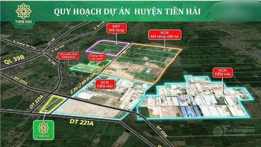 Bán đất nền dự án Tiền Hải Center City, Thái Bình 100m² chỉ từ 27 triệu/m² - Vị trí vàng đầu tư hấp dẫn!