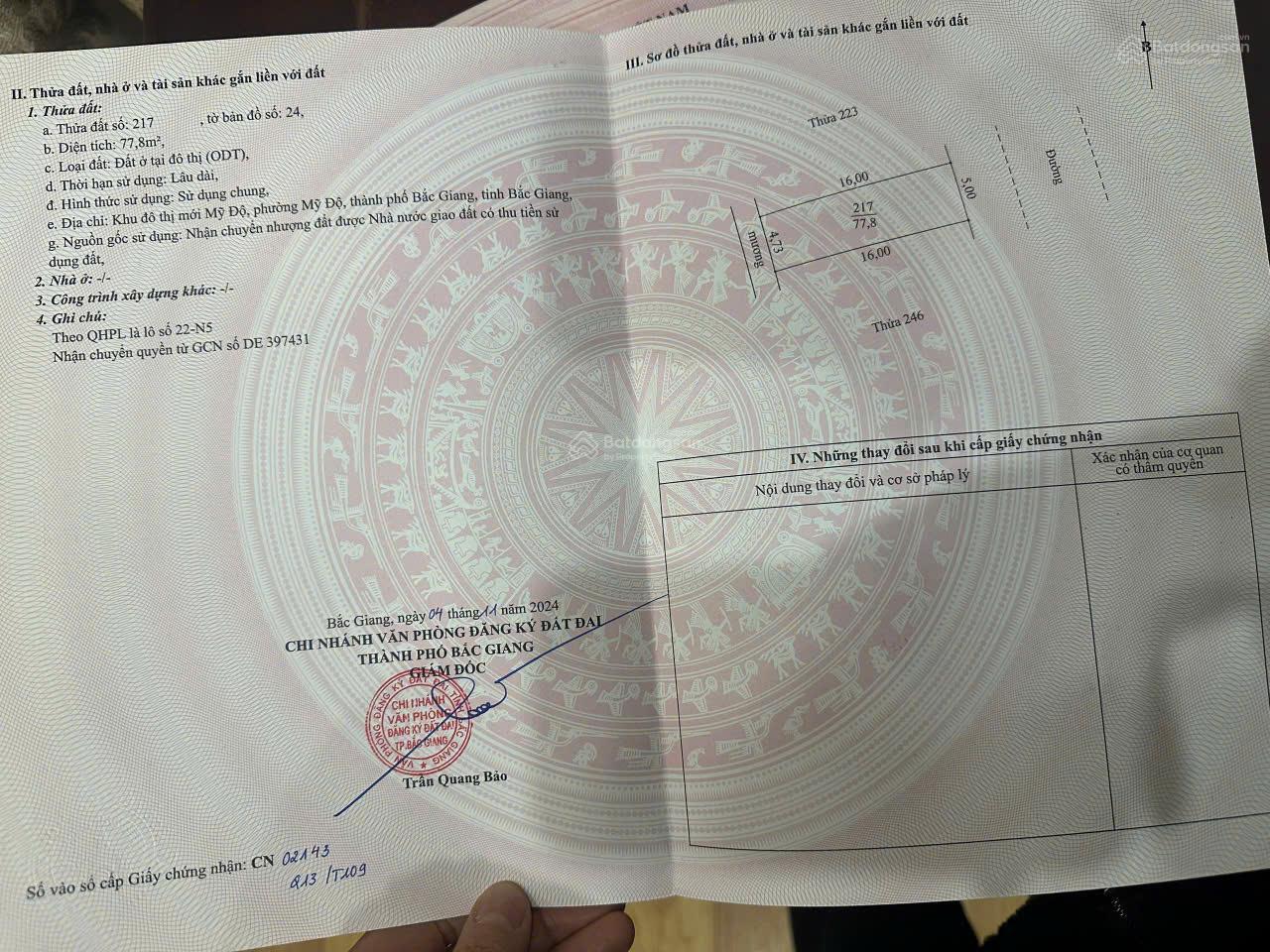 Đất nền dự án Mỹ Độ Vista City Bắc Giang 80m² giá 2.6 tỷ - Đầu tư tiềm năng!