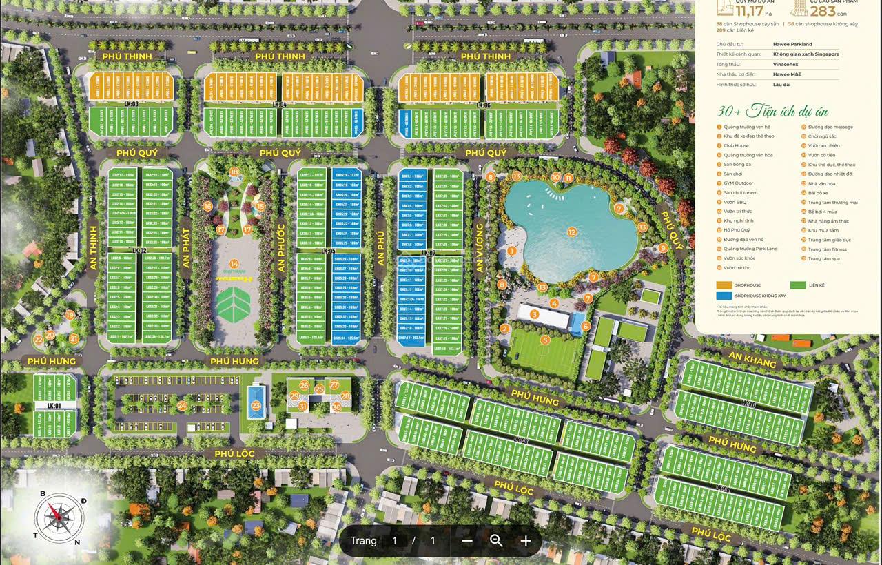 Đất nền Hawee Parkland Cao Thượng Tân Yên Bắc Giang 122,7m² giá chỉ 2,8 tỷ - Cơ hội đầu tư sinh lời cao!