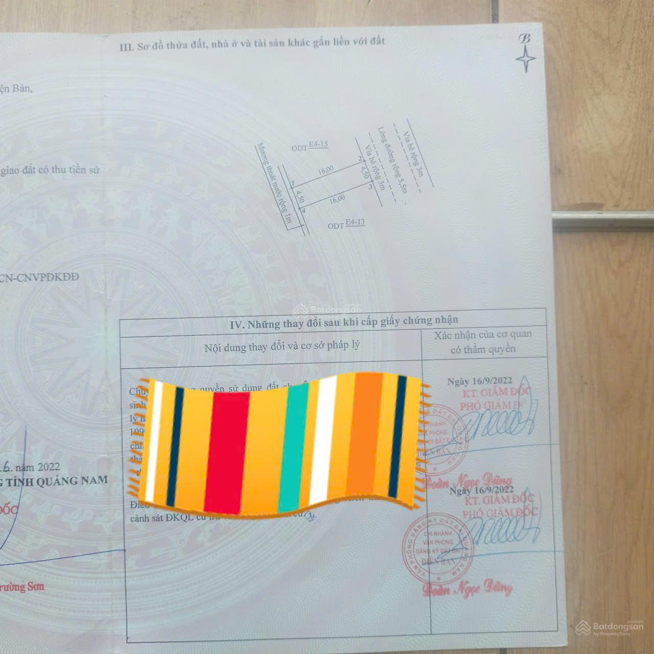 Bán lô đất KĐT An Phú Quý, Điện Ngọc, Đà Nẵng 72m² - Giá tốt, khu dân cư đông đúc!