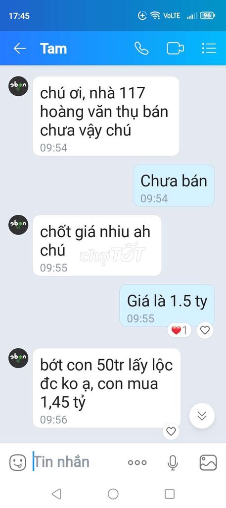 Nhà hẻm 117 Hoàng Văn Thụ, Quận Ninh Kiều, 50m² giá 1.7 tỷ - Sẵn sàng ở ngay!