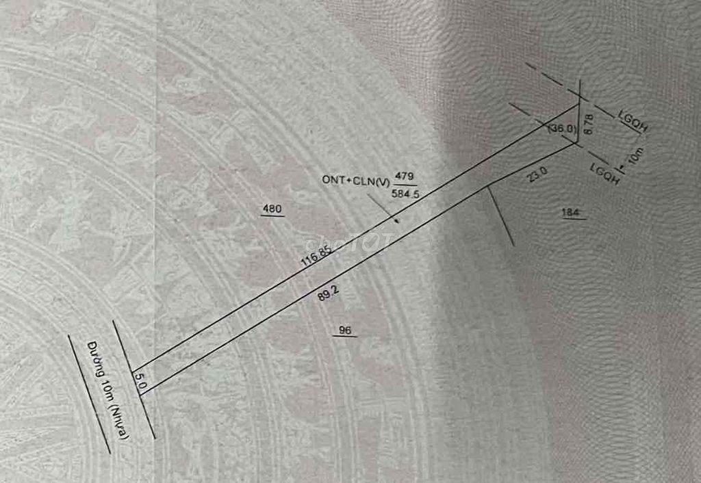 Đất nền Hòa Thành Tây Ninh 584.5m² giá 1.25 tỷ - Sổ đỏ chính chủ