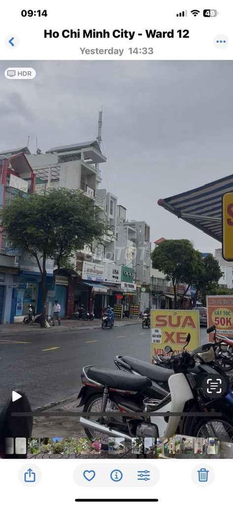 Cho thuê văn phòng mặt tiền 173 Nơ Trang Long, Q. Bình Thạnh 110.7m² - Phù hợp kinh doanh sầm uất!