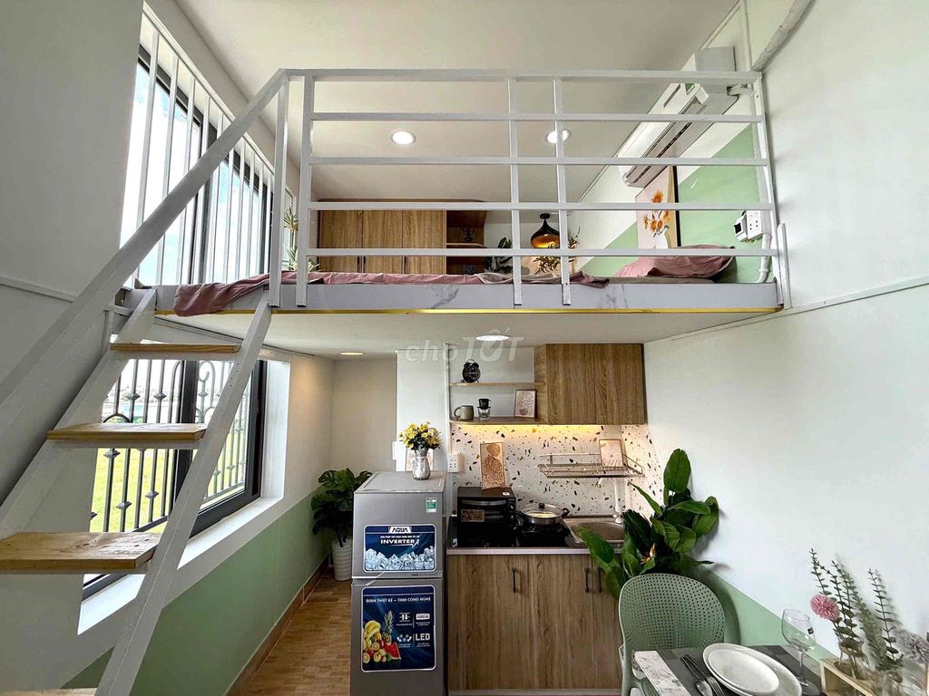 Căn hộ Studio Duplex Balcony 25m² giá 3.4 triệu - Không gian sống lý tưởng!