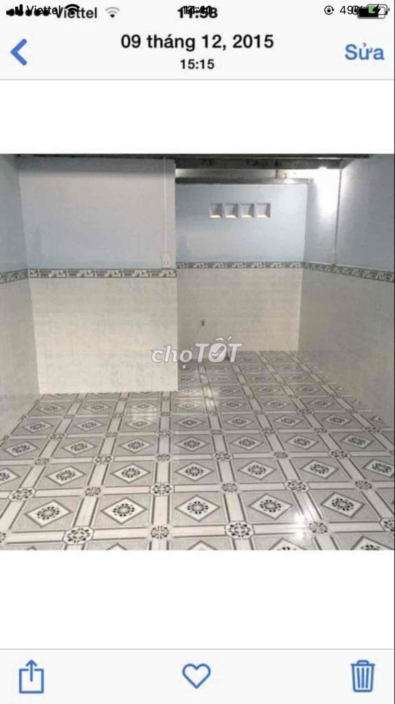 Phòng cho thuê đường Bình Quới, Quận Bình Thạnh 20m² giá chỉ 3 triệu - Thoáng mát, yên tĩnh!