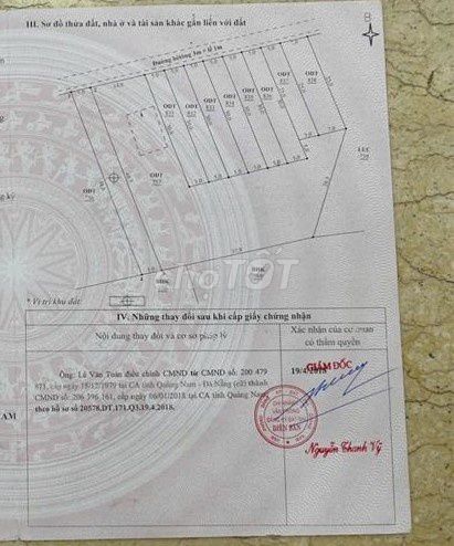 Đất chính chủ - Bán đất tại khối phố Bình Ninh, Điện Nam Bắc - 240m² giá 3.5 tỷ