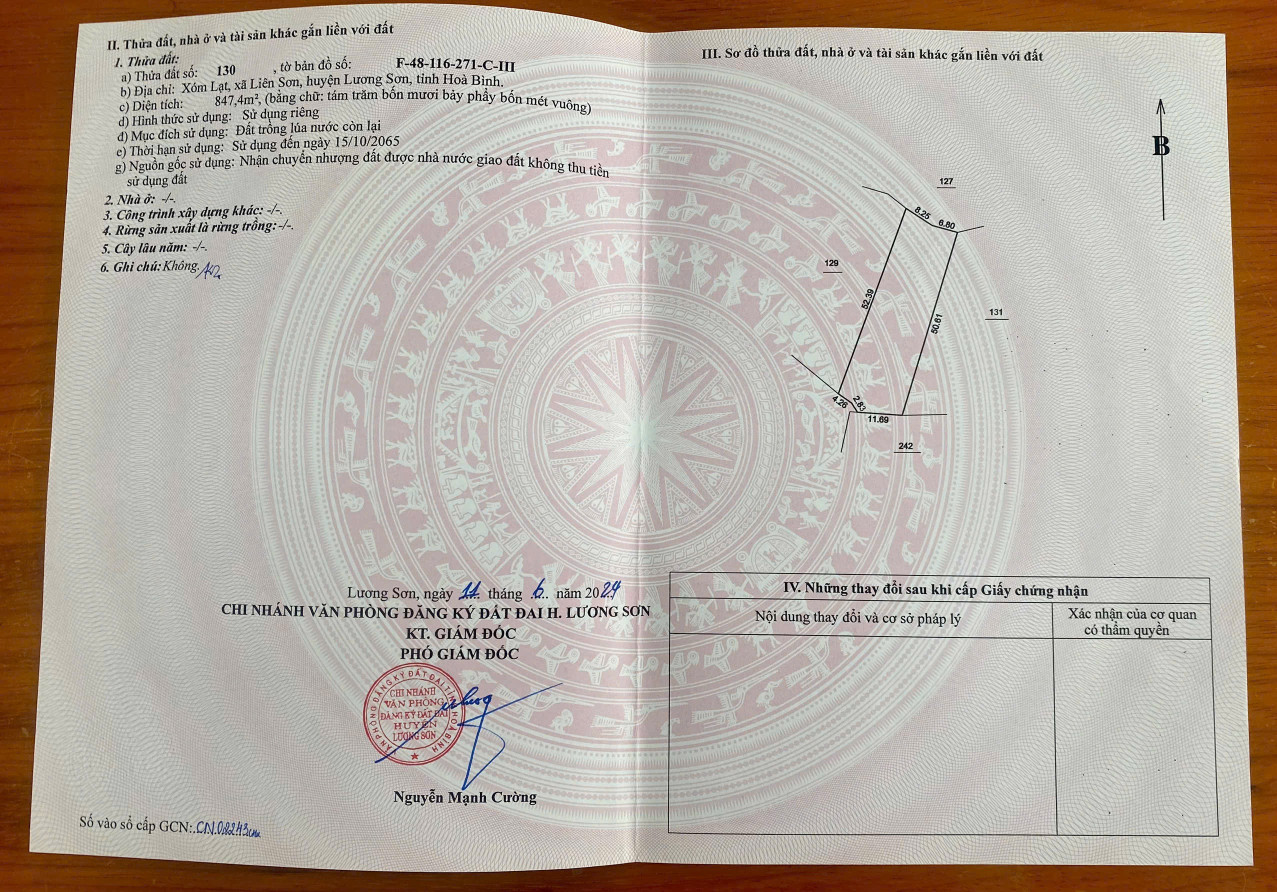 Đất vườn 2000m² tại Liên Sơn, Huyện Lương Sơn - Cơ hội đầu tư hấp dẫn!