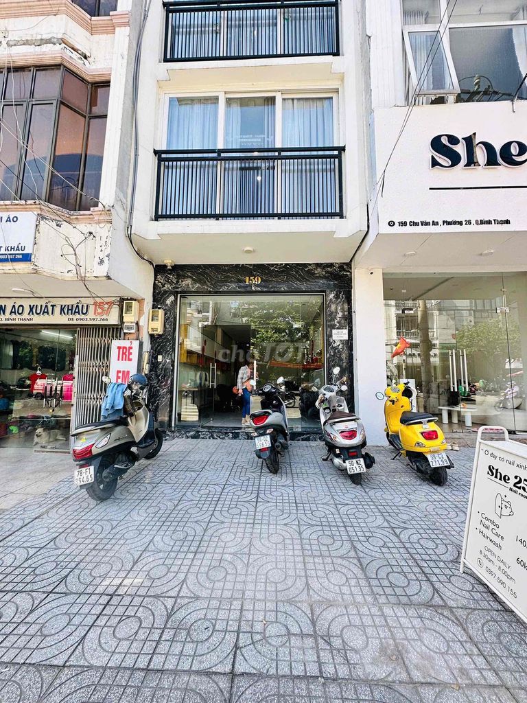 Nhà nguyên căn mặt tiền Chu Văn An 90m² giá 80 triệu - Thiết kế hiện đại, thang máy sẵn sàng!