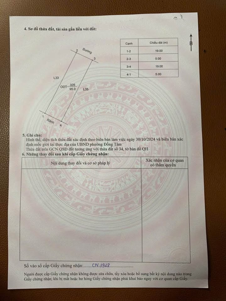 Đất nền khu dân cư tỉnh ủy Vĩnh Yên 95m² giá 3.5 tỷ - Sổ hồng chính chủ