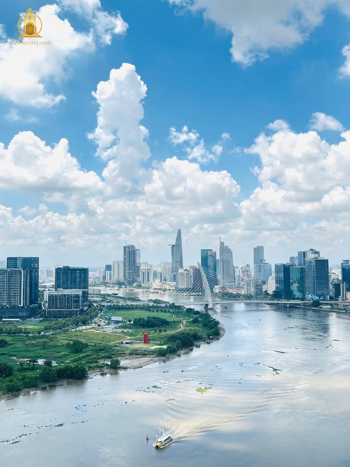 Căn hộ Saigon Pearl quận Bình Thạnh 104m² giá 50 triệu - View sông Sài Gòn tuyệt đẹp!