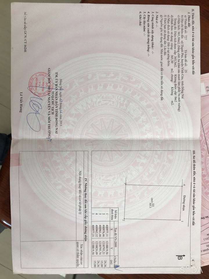 Đất đô thị Tân Triều Biên Hòa 375m² - Cơ hội đầu tư kinh doanh đa ngành!