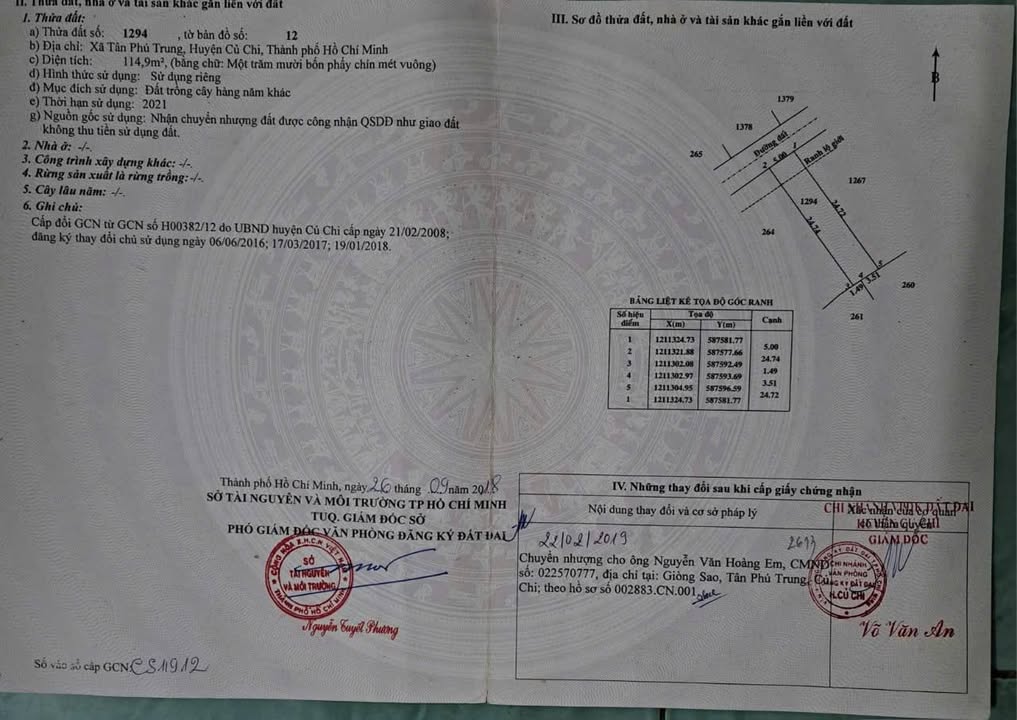 Đất nền xã Tân Phú Trung 115m² giá 1.6 tỷ - Sổ hồng riêng, ô tô vào tận nơi!