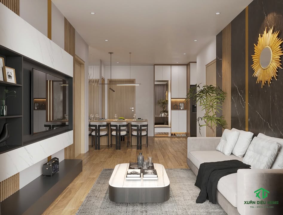 Căn hộ 2 ngủ 2 vệ sinh Vinhome Smart City 63m² chỉ 110 triệu - Thiết kế nội thất trọn gói giá xưởng!