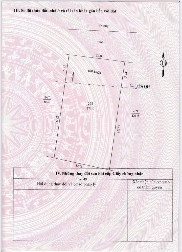 Đất Ngọc Uyên Hải Dương 270m² mặt tiền 12m - Cơ hội đầu tư hấp dẫn!
