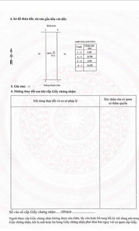 Đất nền Lộc Vượng, Nam Định 67.6m² giá 3.3 tỷ - Vị trí đắc địa, gần chợ