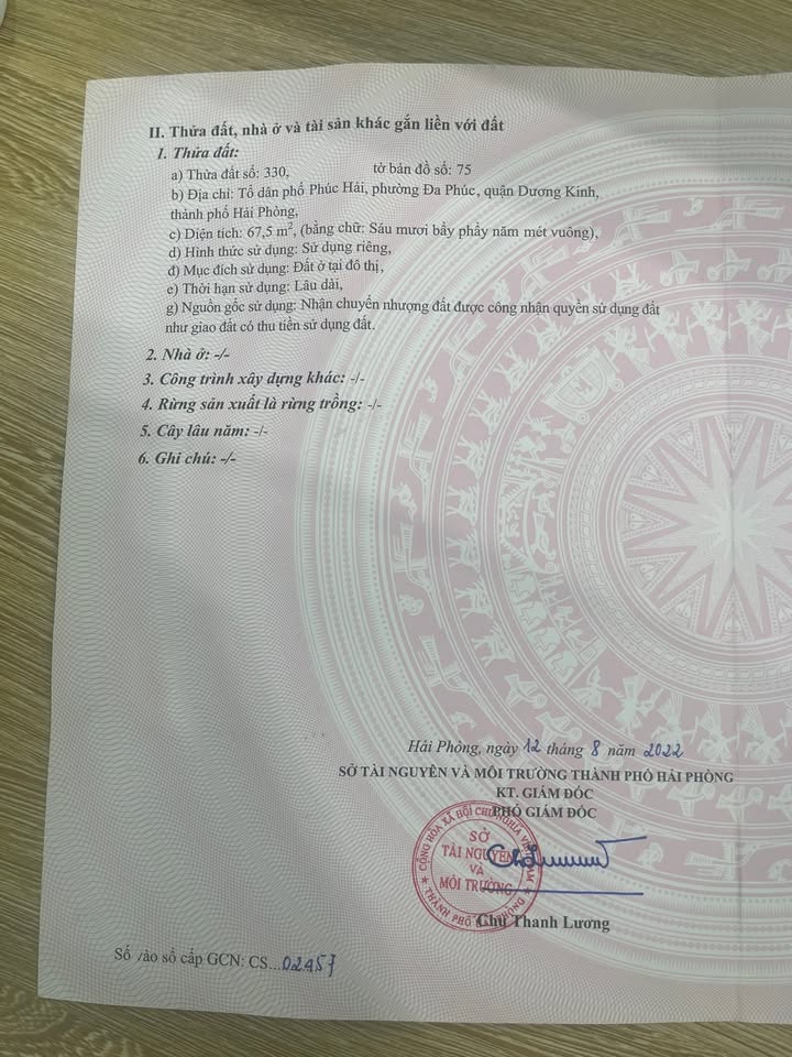 Đất Phúc Hải, Đa Phúc 67.5m² giá 1.4 tỷ - Sổ đỏ chính chủ!