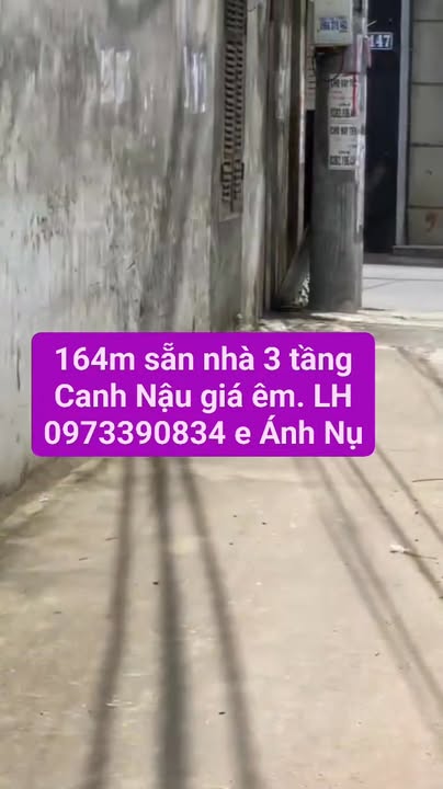 Nhà 3 tầng 164m² tại Canh Nậu, Thạch Thất - Đầu tư sinh lời hấp dẫn!