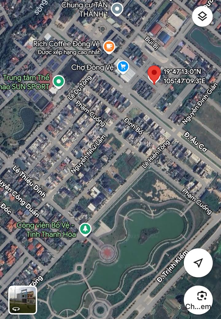 Đất nền 80m² mặt tiền 4m tại phường Hạc Thành - Giá chỉ 3.2 tỷ