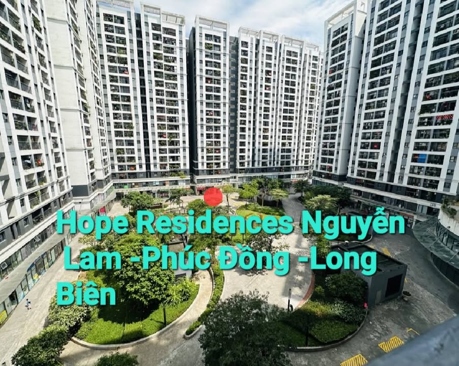 Căn hộ Hope Residences Long Biên 68m² giá 4.35 tỷ - Nhà đẹp vào ở ngay!