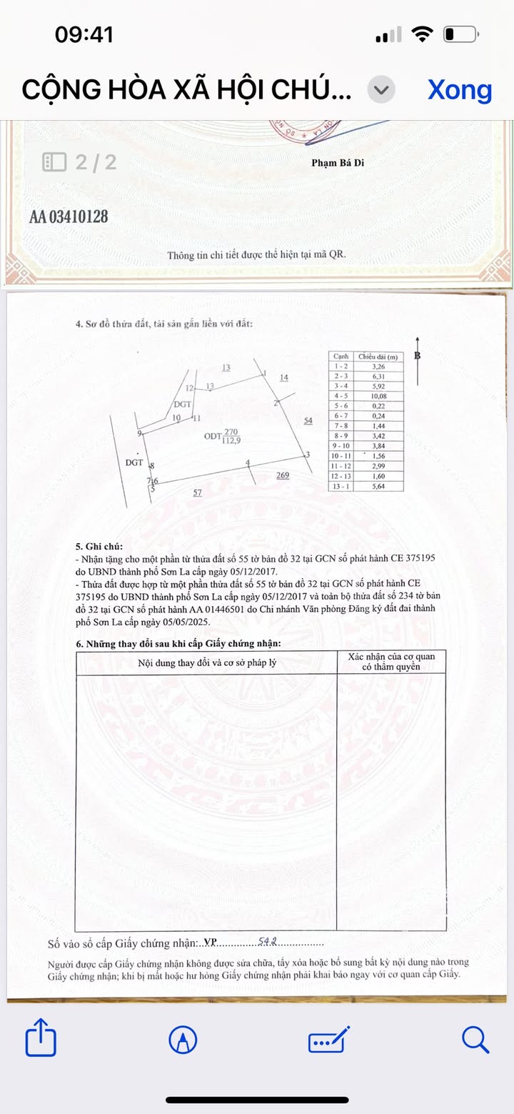 Bán đất thổ cư mặt tiền đường Tô Hiệu 112,9m² giá 1.1 tỷ - Thương lượng chính chủ!