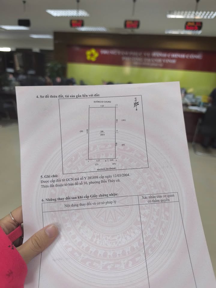 Đất nền Phường Bến Thủy 100m² giá 1.8 tỷ - Cơ hội đầu tư tuyệt vời!