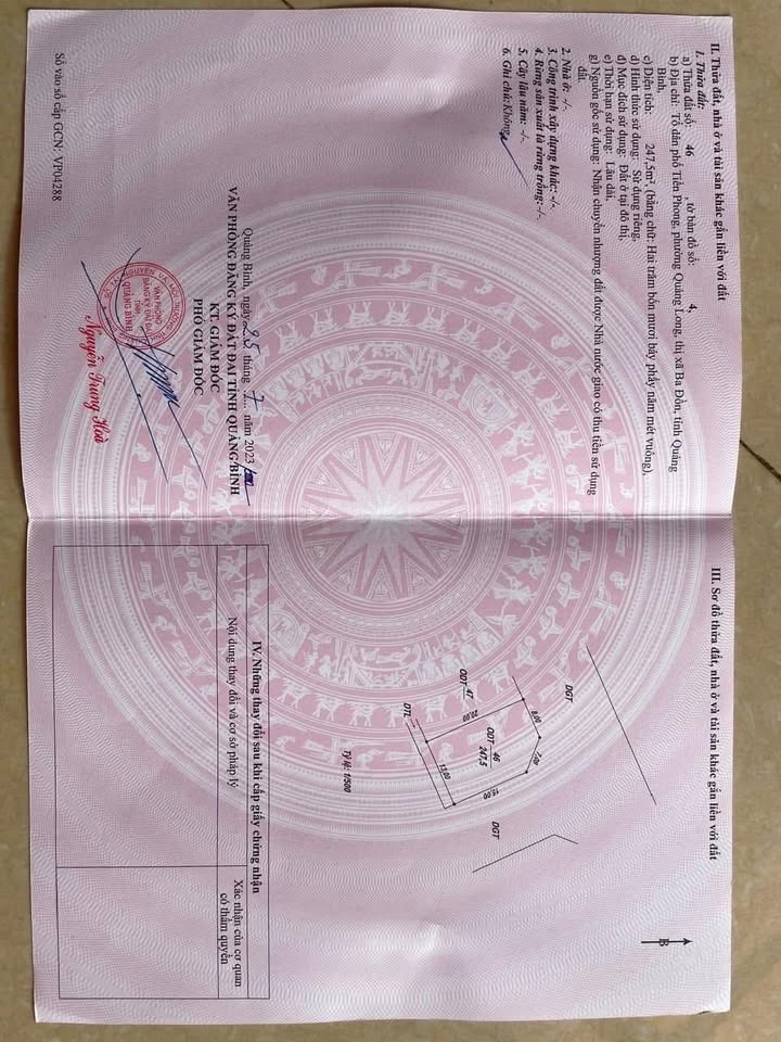 Đất khu Tây Bắc Quảng Long, Ba Đồn 247.5m² chỉ 1.1 tỷ - Cơ hội đầu tư vàng!