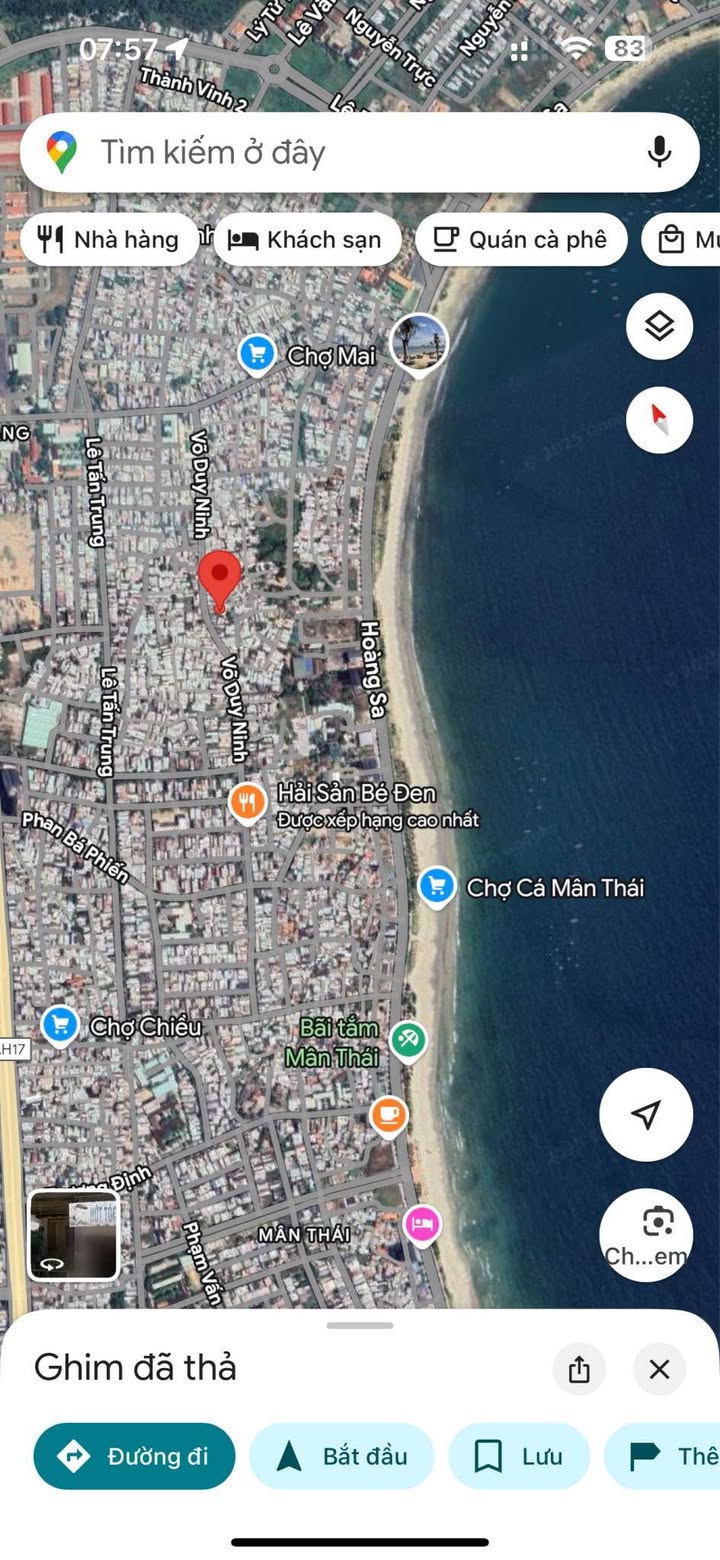 Đất nền mặt tiền Võ Duy Ninh, Sơn Trà, Đà Nẵng - 77m² chỉ 3.87 tỷ, đầu tư sinh lời!