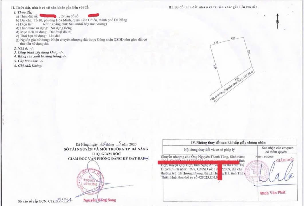 Đất nền Liên Chiểu Đà Nẵng 67m² giá 2.35 tỷ - Đầu tư sinh lời ngay!