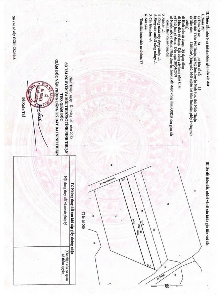 Đất vườn 1.200m² Mỹ Sơn, Ninh Sơn giá 195 triệu - Cơ hội đầu tư tuyệt vời!