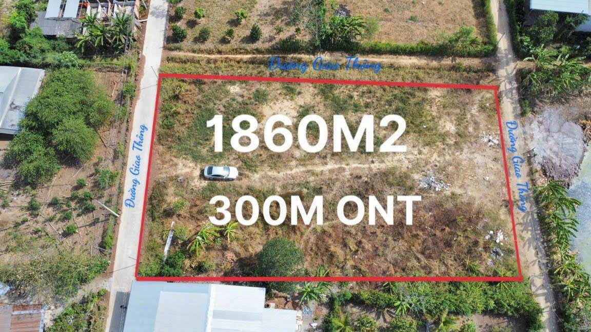 Đất nền 3 mặt tiền xã Xuân Đông 1860m² giá 2 tỷ - Cơ hội đầu tư tuyệt vời!